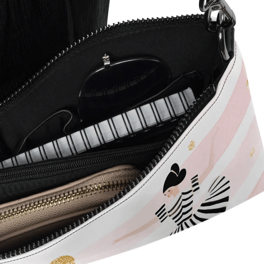 'Dancing Pretty' Striped Chic Crossbody Bag product image (6)