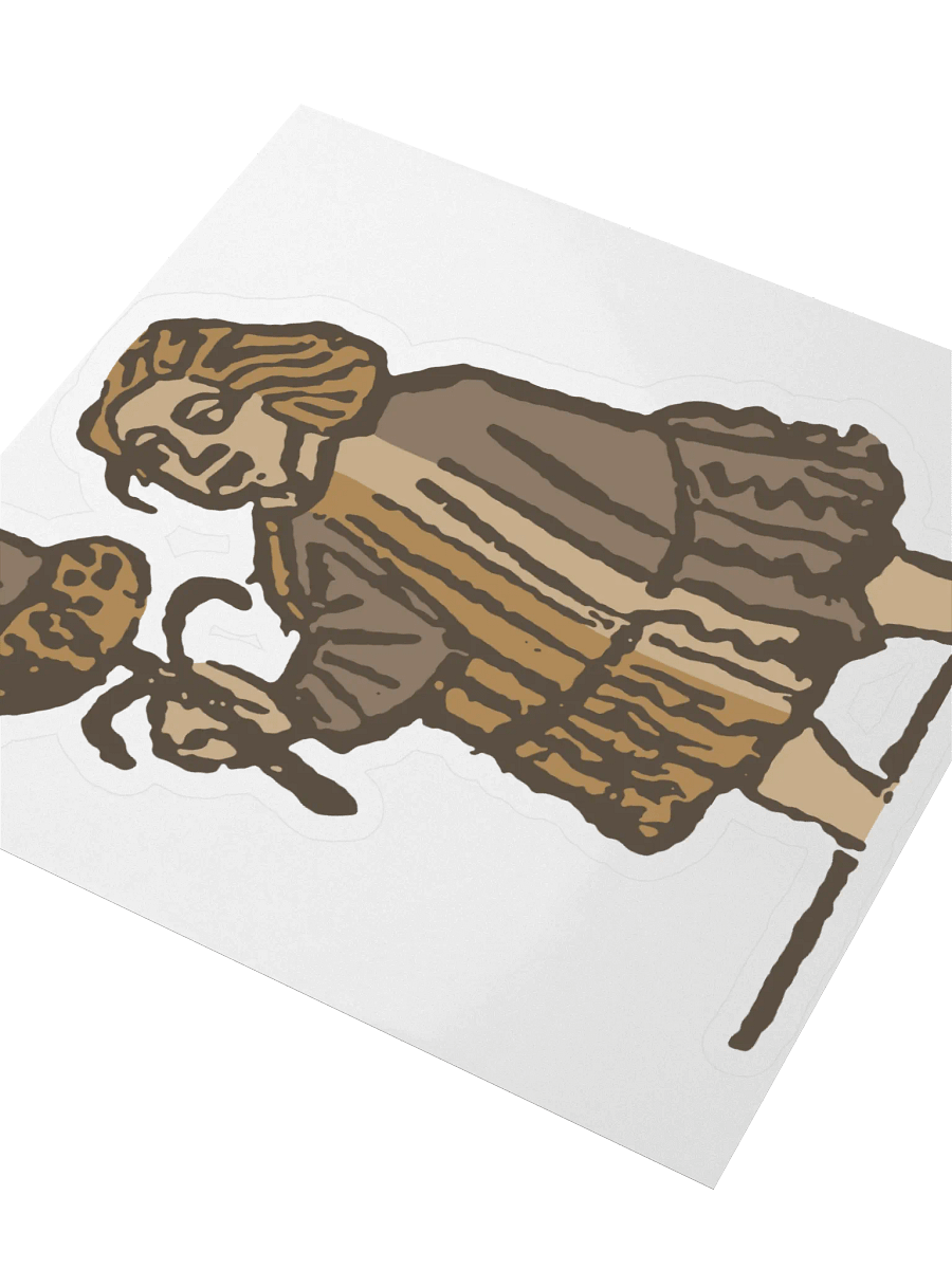 Medieval Man with Acorn Woodcut product image (3)