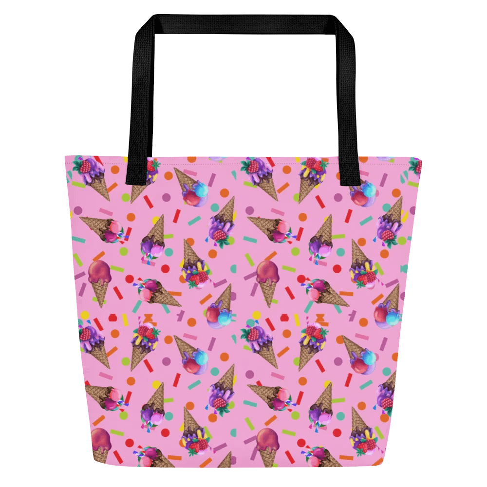 Pink candy delight tote bag for young ladies daughters girls product image (3)