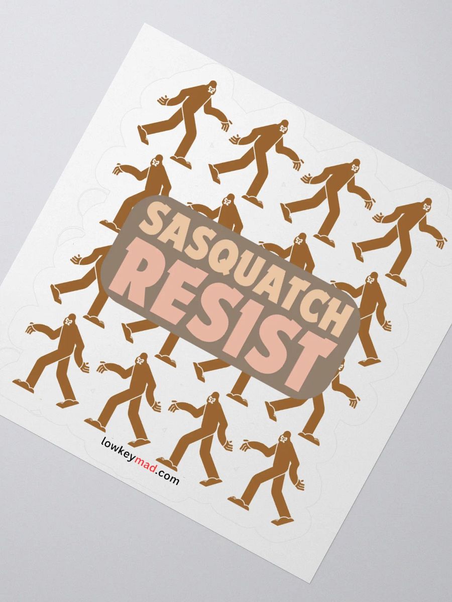 Sasquatch March to Resist Sticker product image (3)