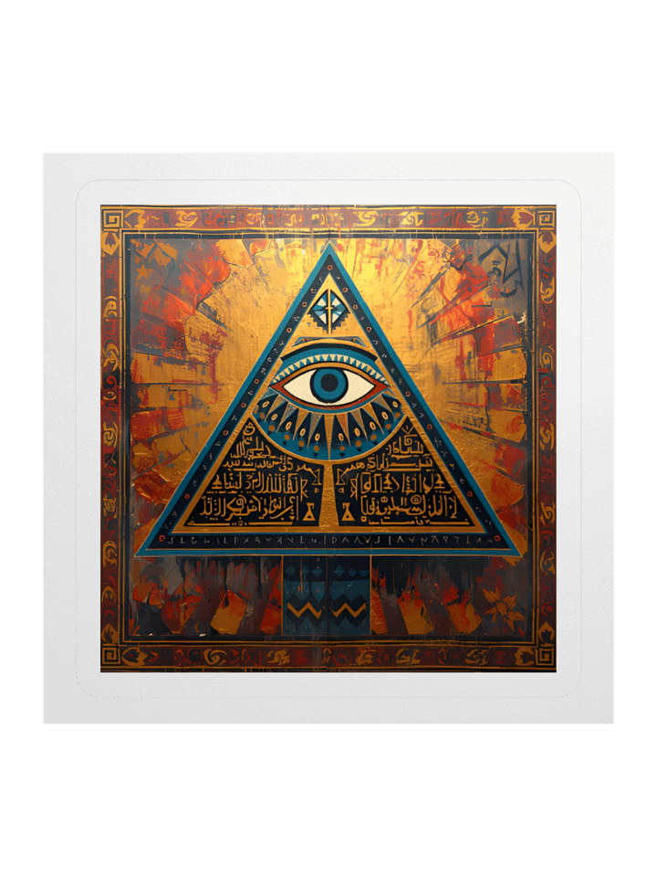 Illuminati eye sticker product image (1)
