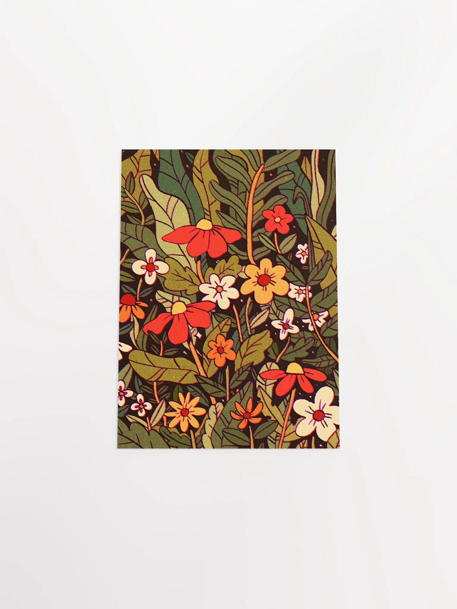 Retro Flowers Print product image (5)