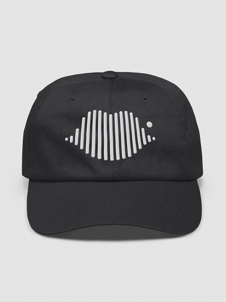 Under Covers Audio Embroidered White Lips Baseball Hat product image (1)