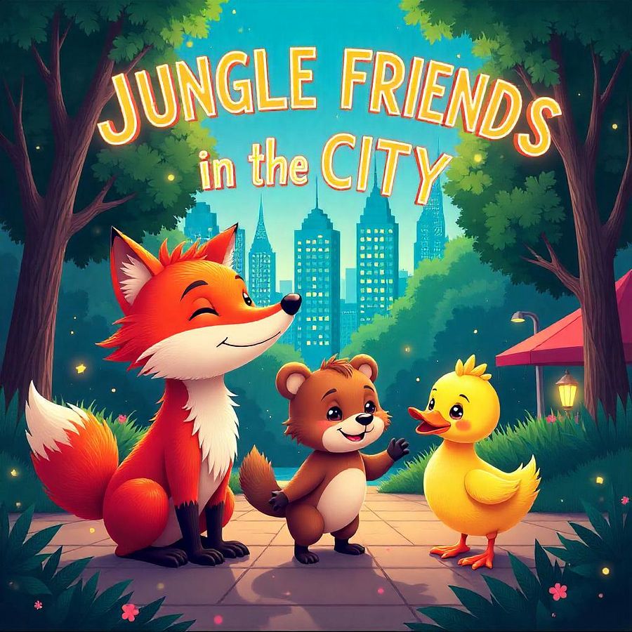 Jungle to City Adventure Coloring Book product image (3)