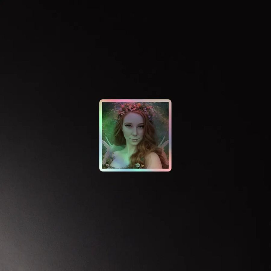 Holographic Fairy Cosmic Sticker product image (4)