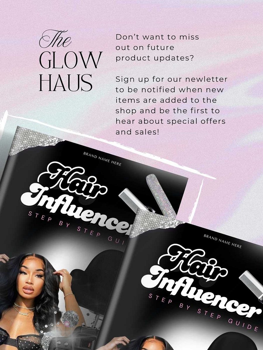 Wig Hair Influencer eBook Guide, Influencer Marketing, Social Media Growth & Brand Sponsorships, Monetize Beauty Content, PLR Canva Template product image (8)