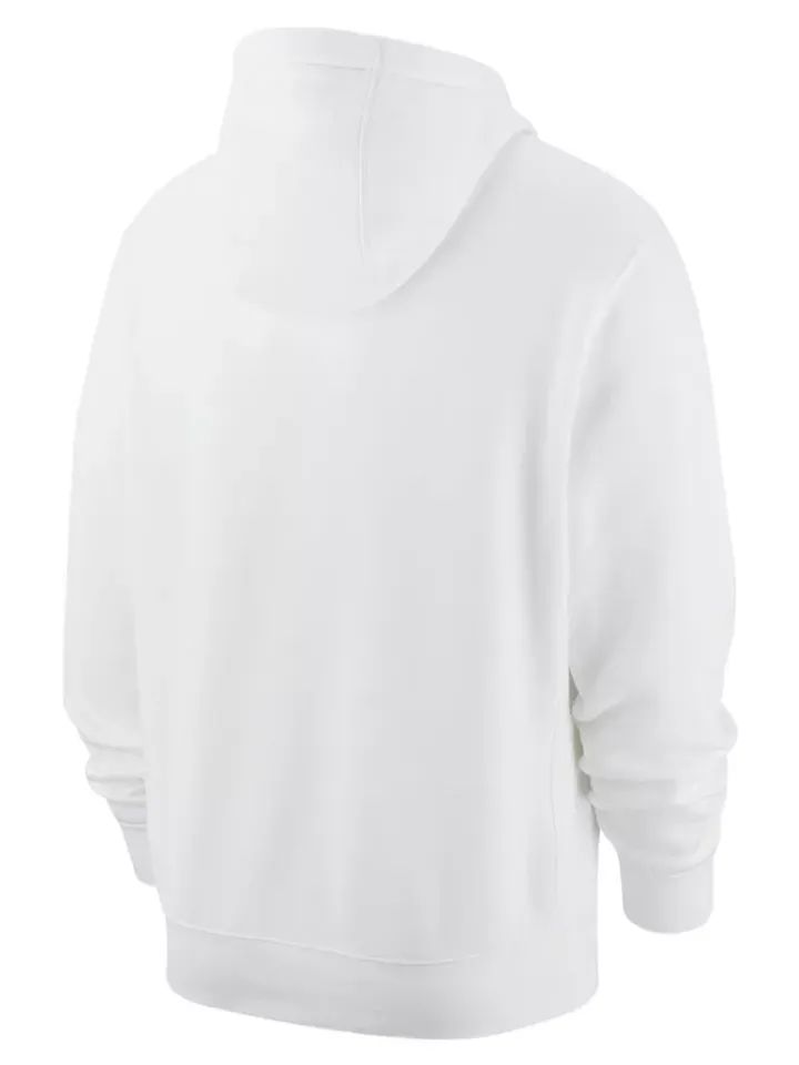 NIKE Sportswear Club Fleece Pullover Hoodie sz XX-Large White Black Air Max Logo product image (3)