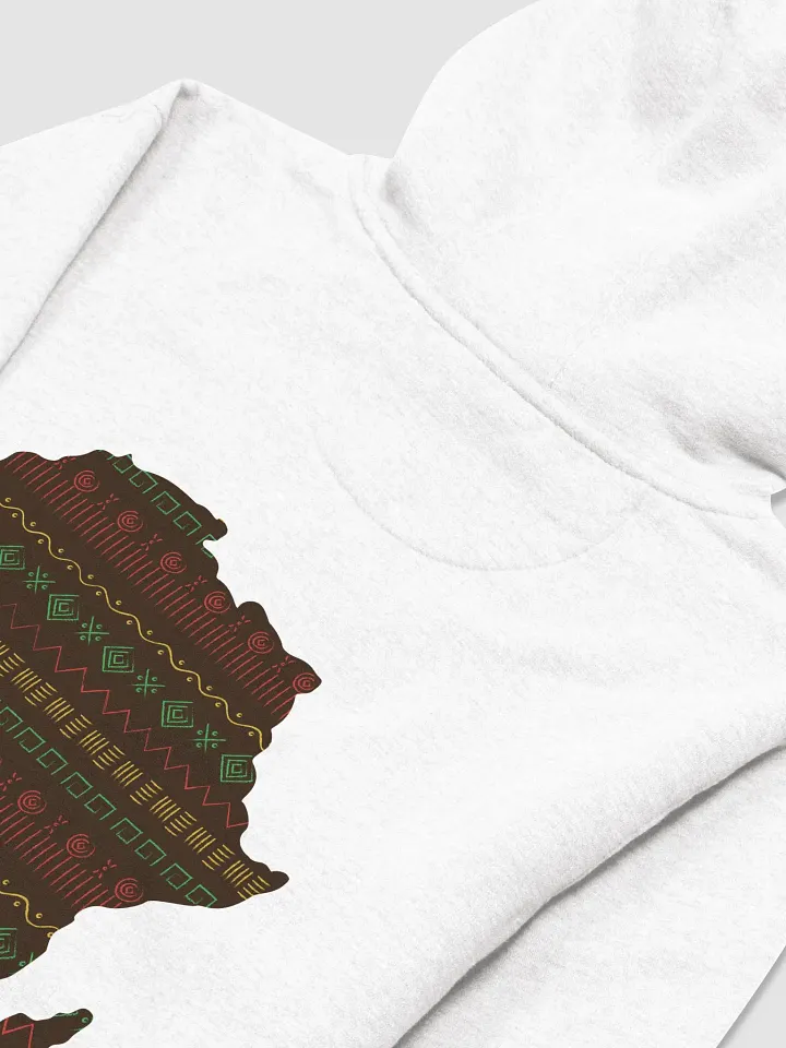 White - Brown Africa Pattern Hoodie product image (1)