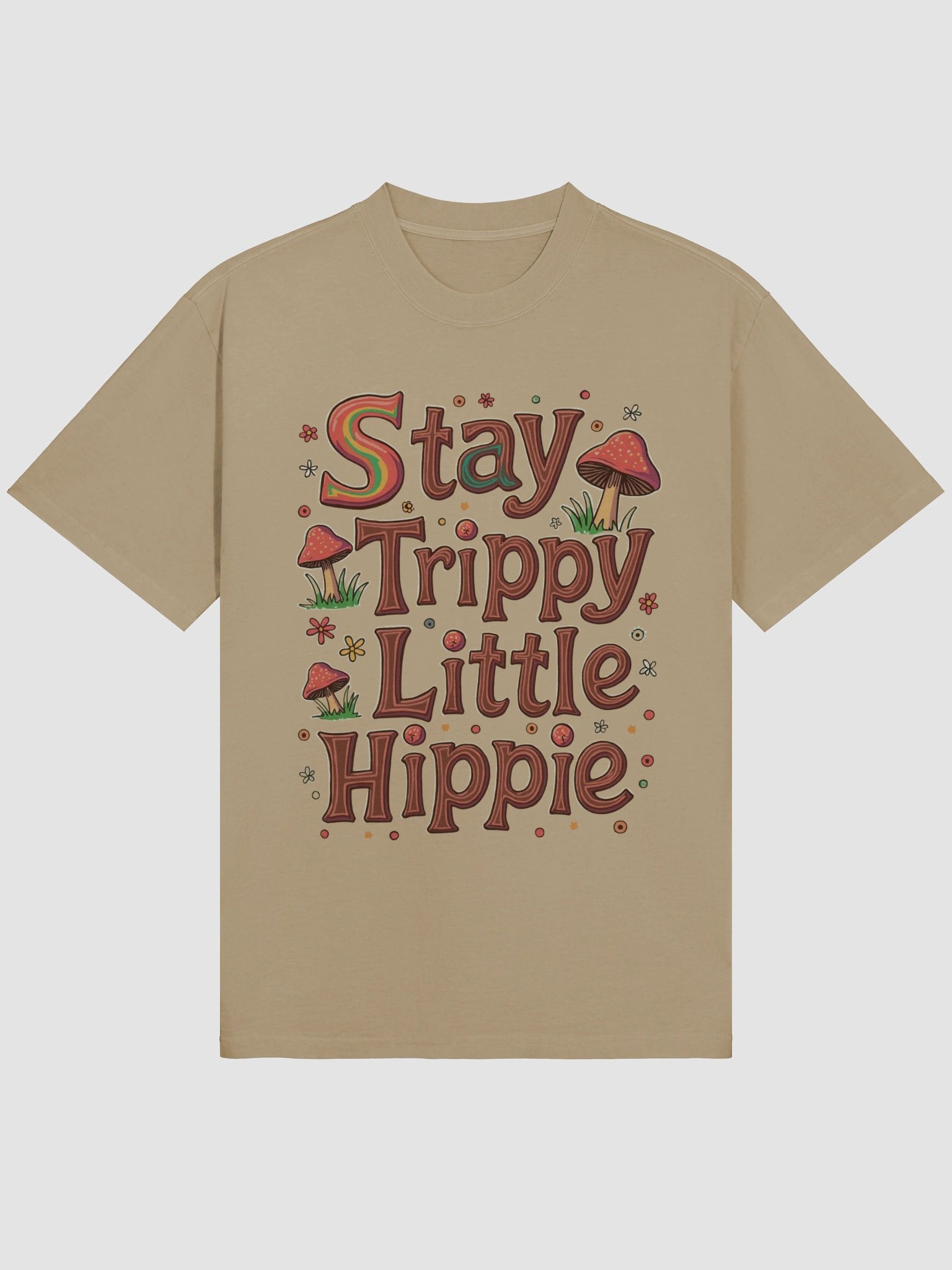 Psychedelic Trippy Mushrooms Oversized Tee product image (4)