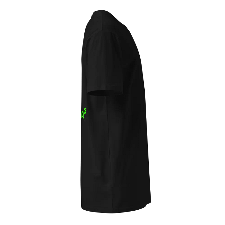 Lime Green Logo T- Shirt Front and Back with #SLF on Sleeve product image (2)