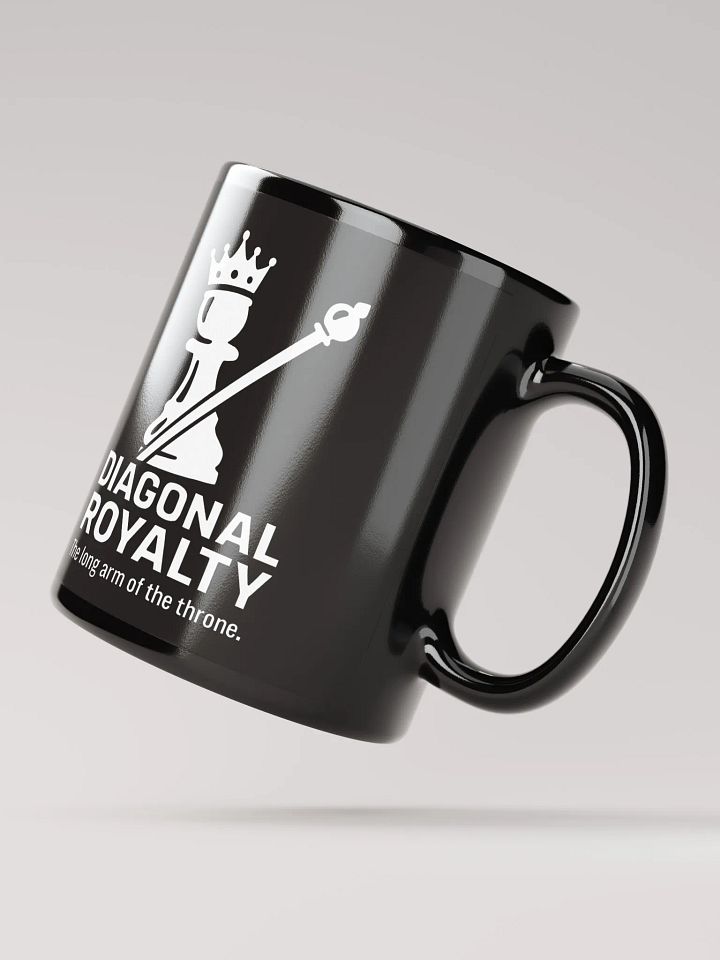 Diagonal Royalty - Black Glossy Mug product image (2)