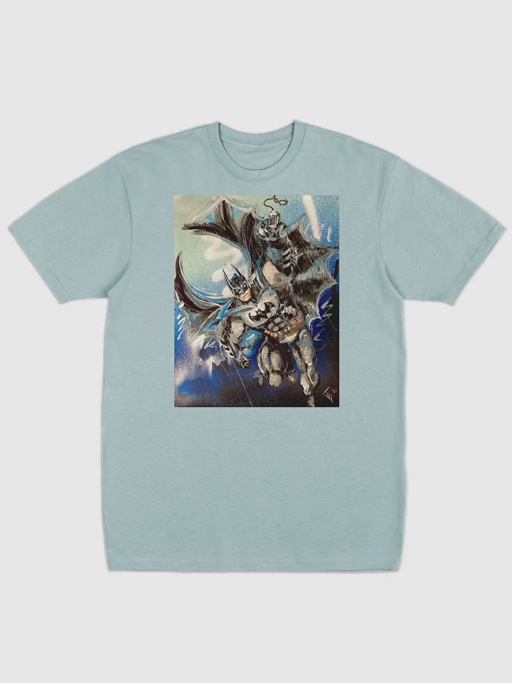 Bat Guy Grappling in the Rain Signature Tee product image (4)