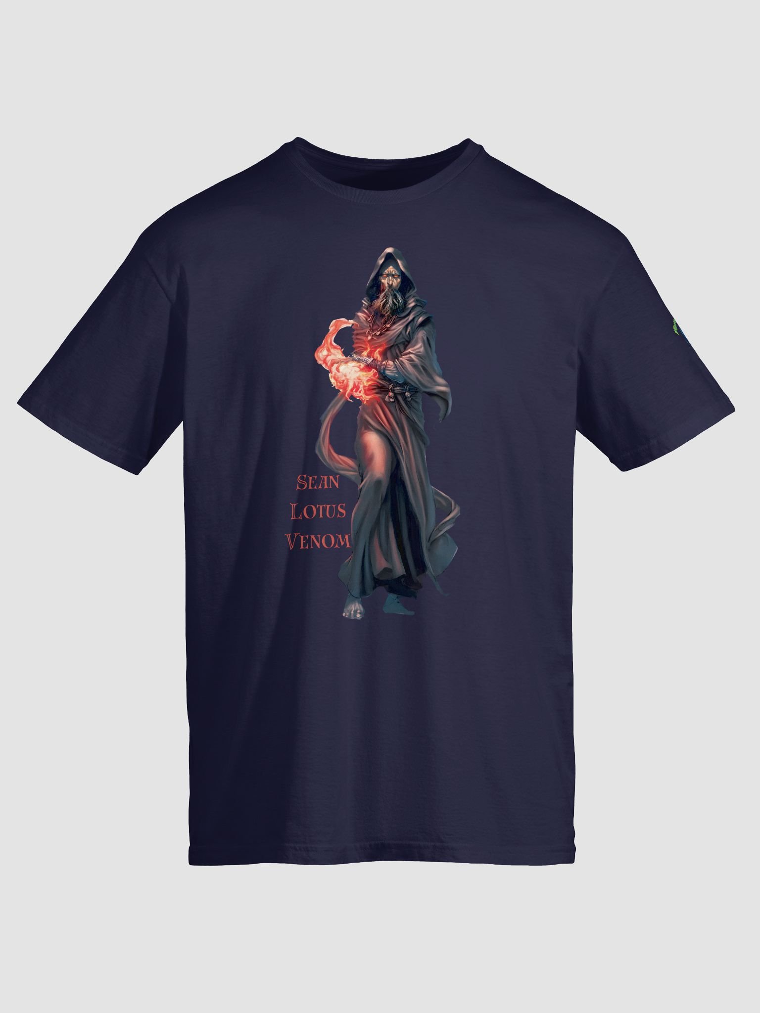 Fire Wizard Unisex Soft-style T-shirt ( Feared ) product image (1)