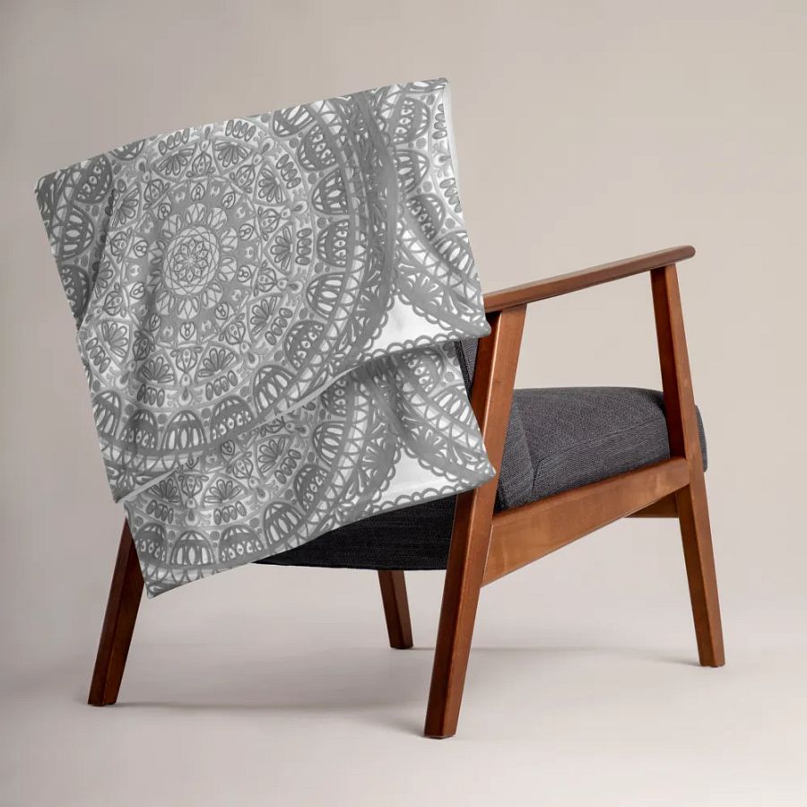 Mandala Dreams Throw Blanket product image (6)