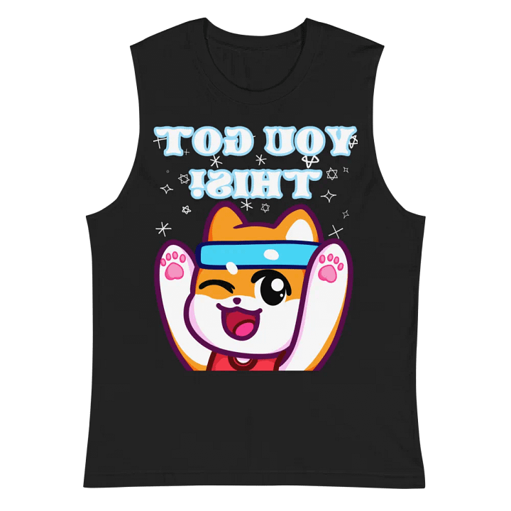 Motivational Shiba Muscle Tank product image (3)