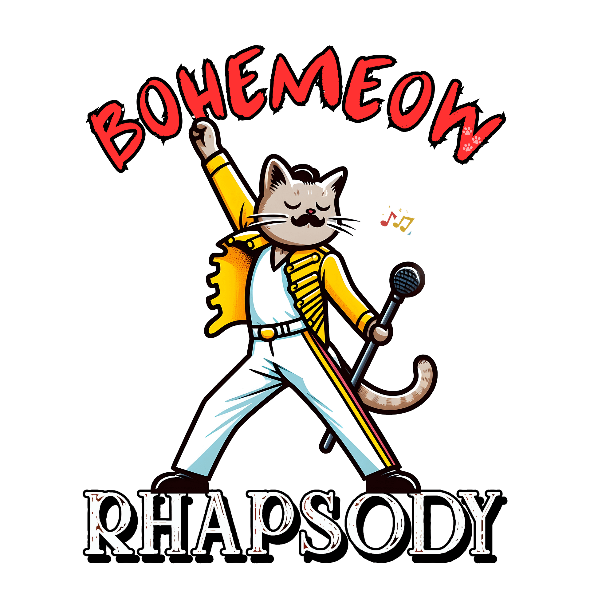 Cat Freddie Mercury product image (2)