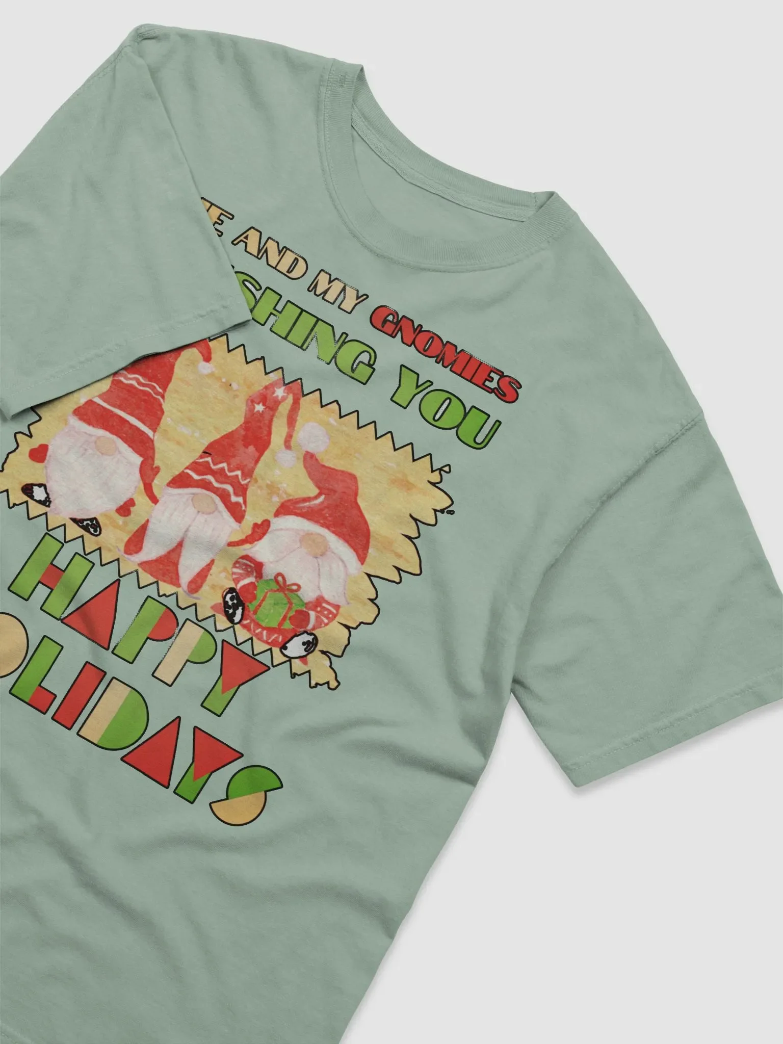 ME AND MY GNOMIES WISHING YOU HAPPY HOLIDAYS product image (35)