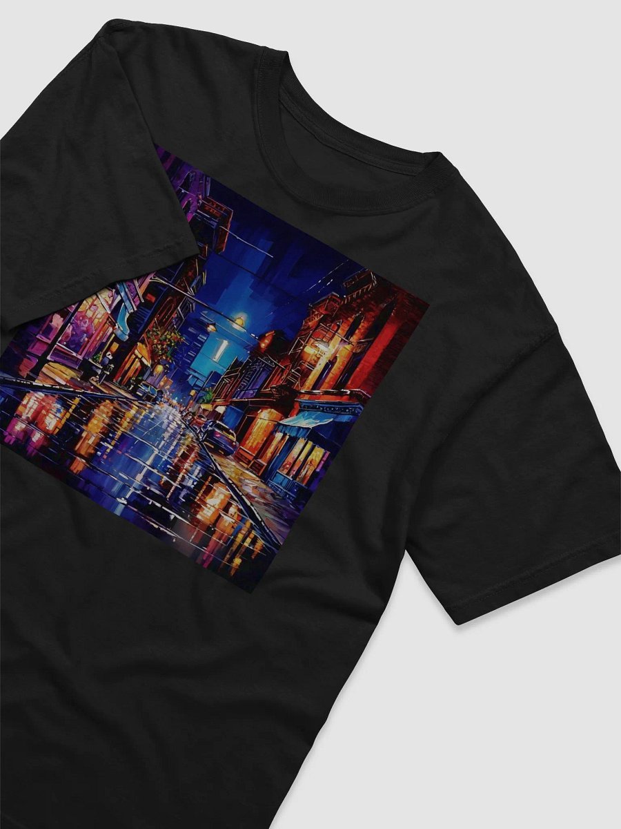 Urban Nightscape Cotton T-Shirt product image (3)