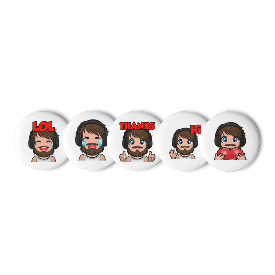 Bold AMG Red Pin Buttons Set product image (1)