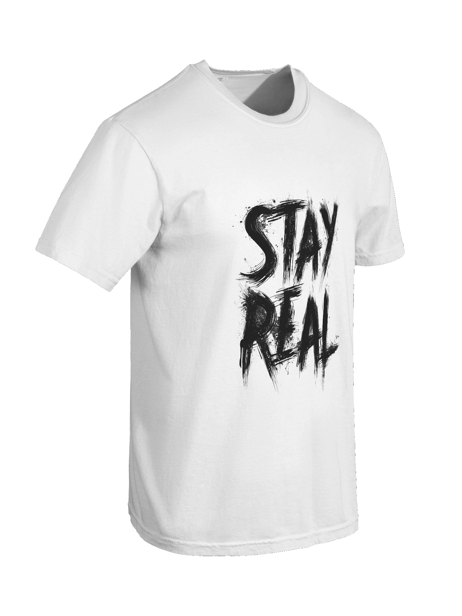 Stay Real – Grunge Street Art Tee product image (8)