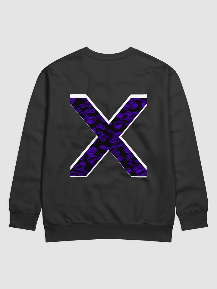 Black X Purple Lipstick Kisses Crewneck product image (19)