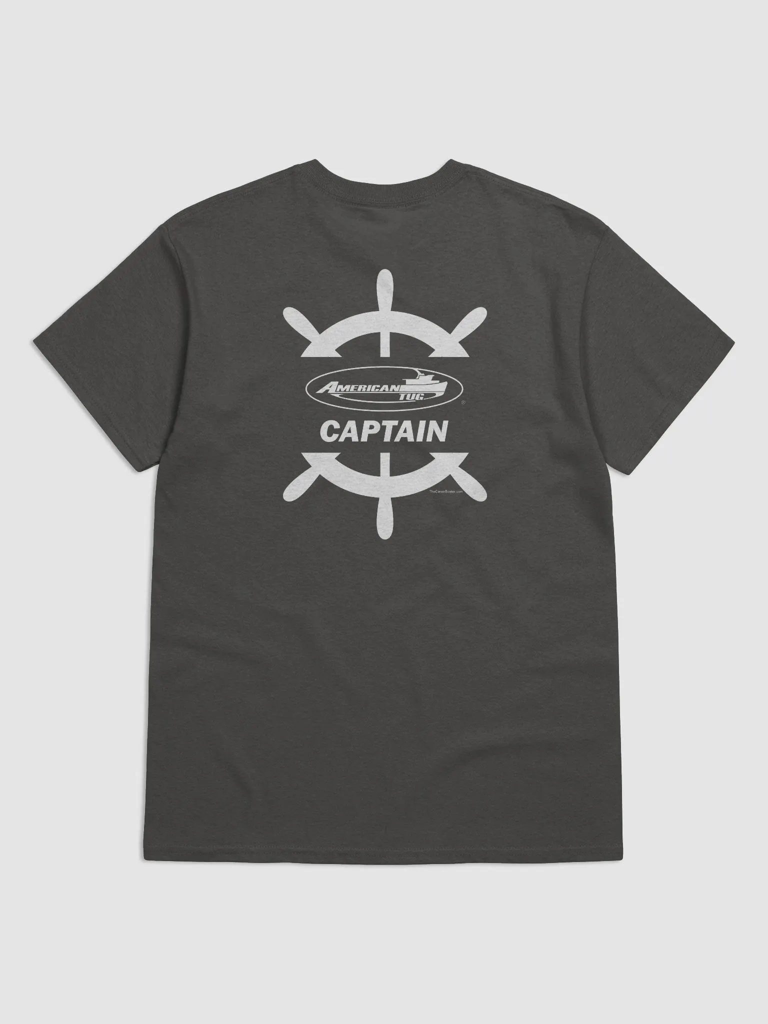 American Tug Captain - T-Shirt - Dark Shirt w/White Logo product image (4)