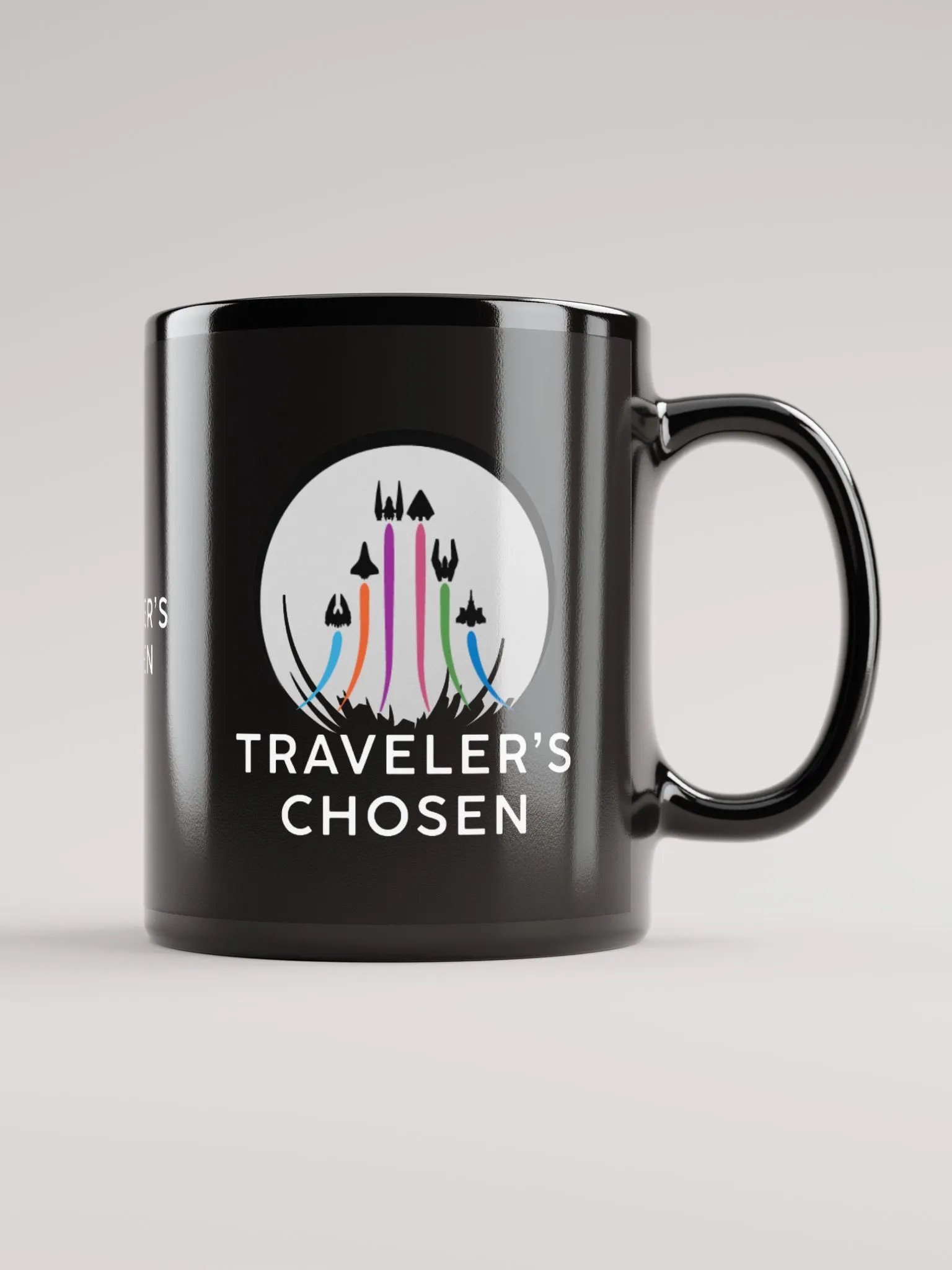 Traveler's Chosen Mug (Black) product image (1)