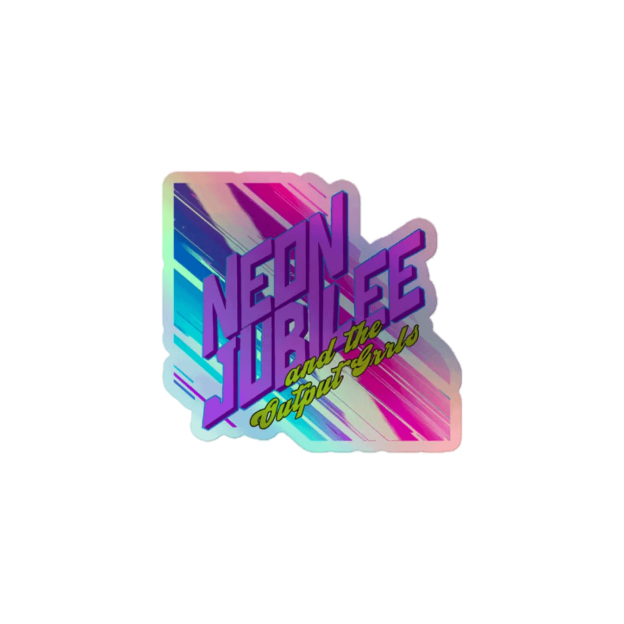 Neon Jubilee & The Output Grrls Sticker product image (1)