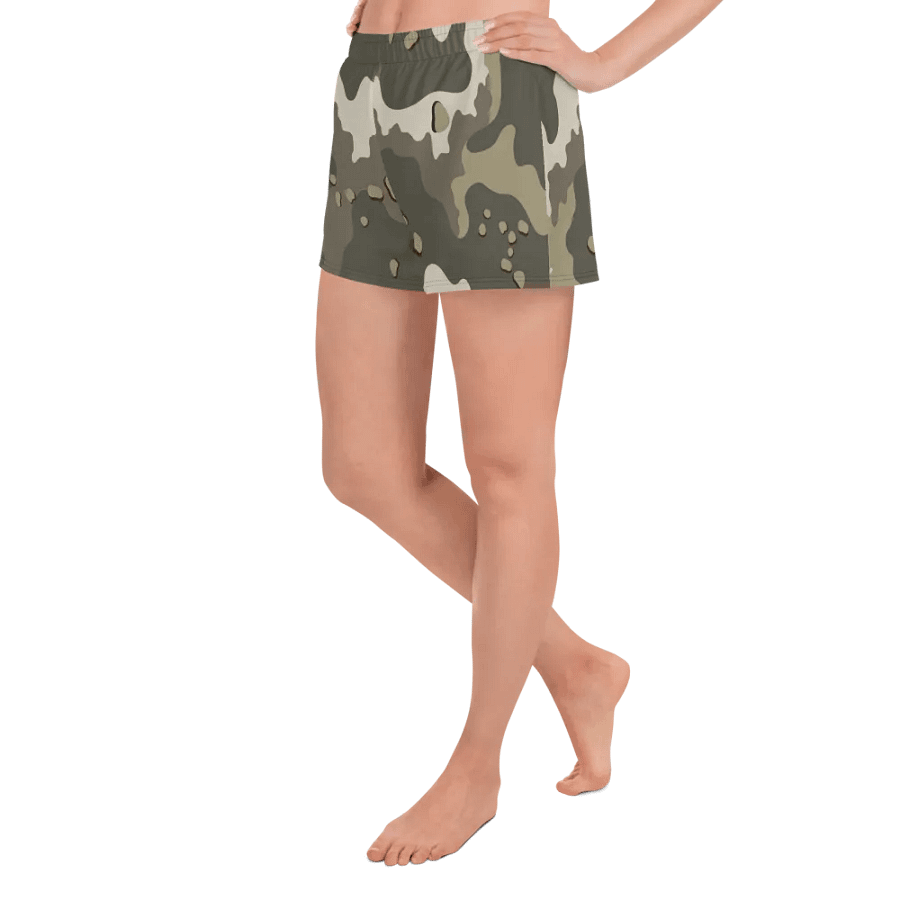 Stealth Mode Camo Athletic Short Shorts product image (4)
