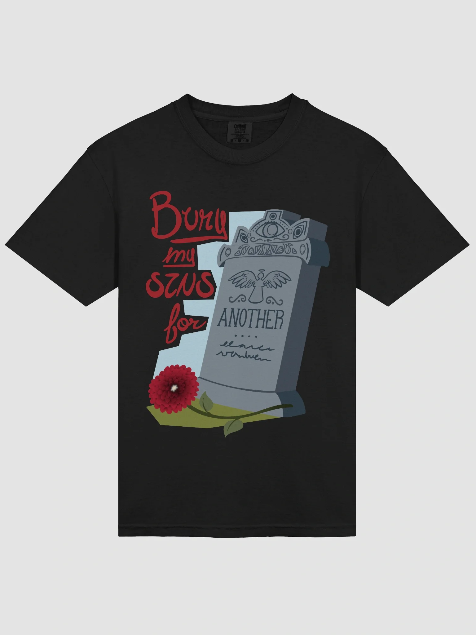 THE FIVE STAGES OF GRIEF BUT YOU'RE STILL ALIVE: Graveyard Logo Graphic (VER 2) product image (41)