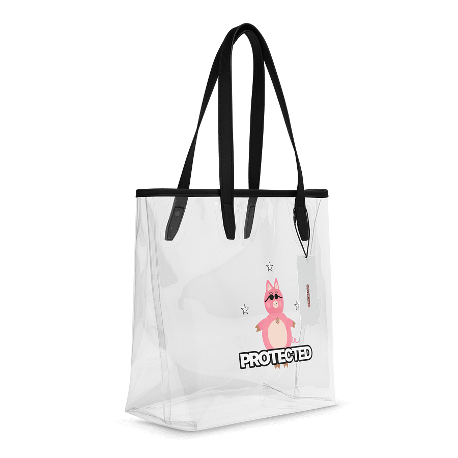 Stylish Urban Pig Clear Tote Bag product image (6)