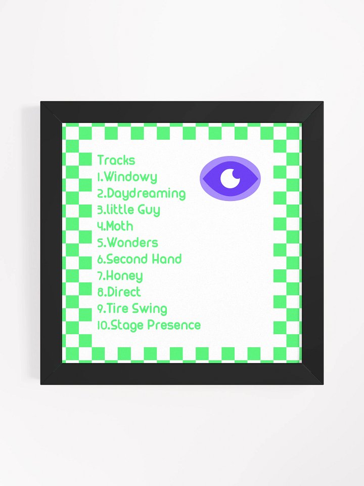 Stage Presence Tracklist Poster product image (1)