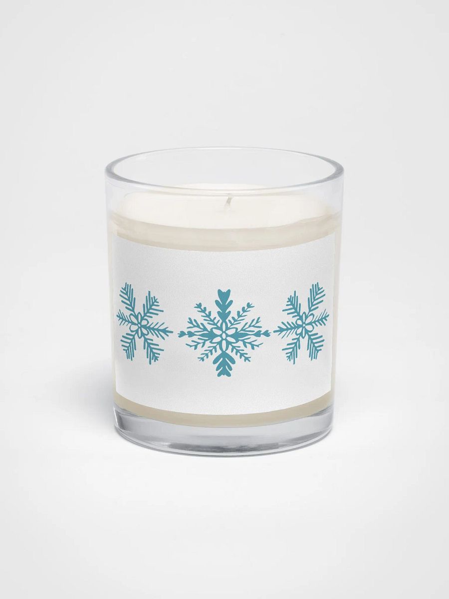 Simple Snowflakes Soy Wax Candle product image (1)