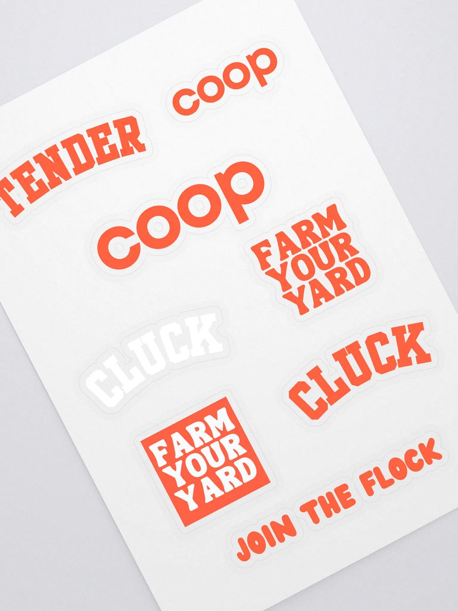 CLUCKTALK Stickers - Multi product image (1)