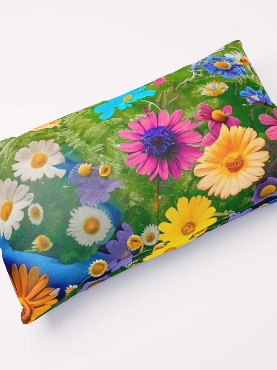 Breathe Deep and Dream: Bohemian Wildflower Retreat Throw Pillow product image (12)