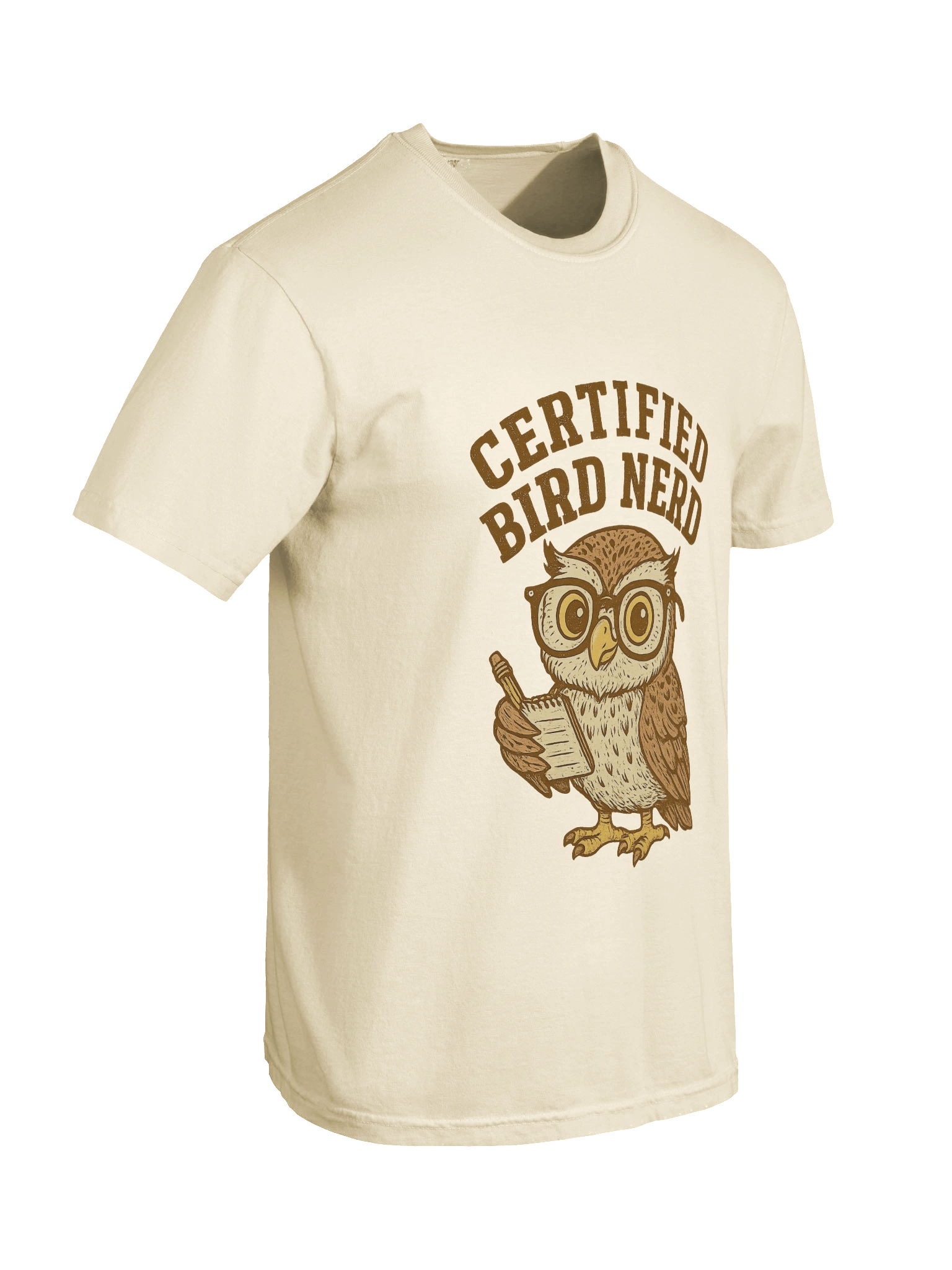 Certified Bird Nerd T shirt for Bird Watchers and bird watching enthusiasts product image (58)