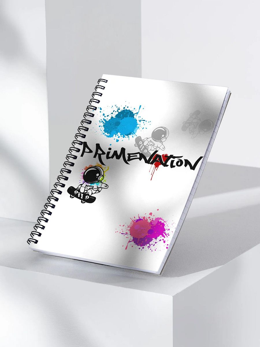 Cosmic Skater Spiral Notebook product image (2)