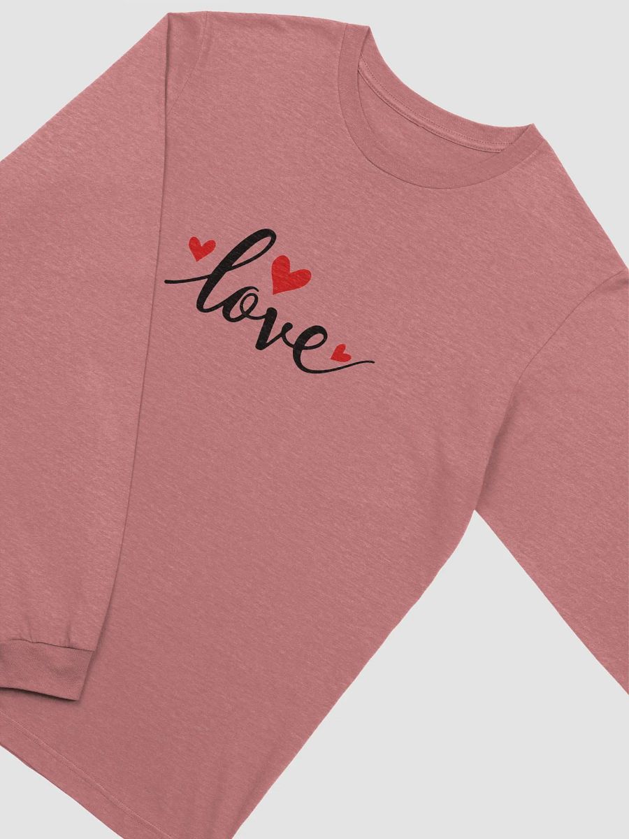 Love Script Hearts Long Sleeve Tee product image (19)