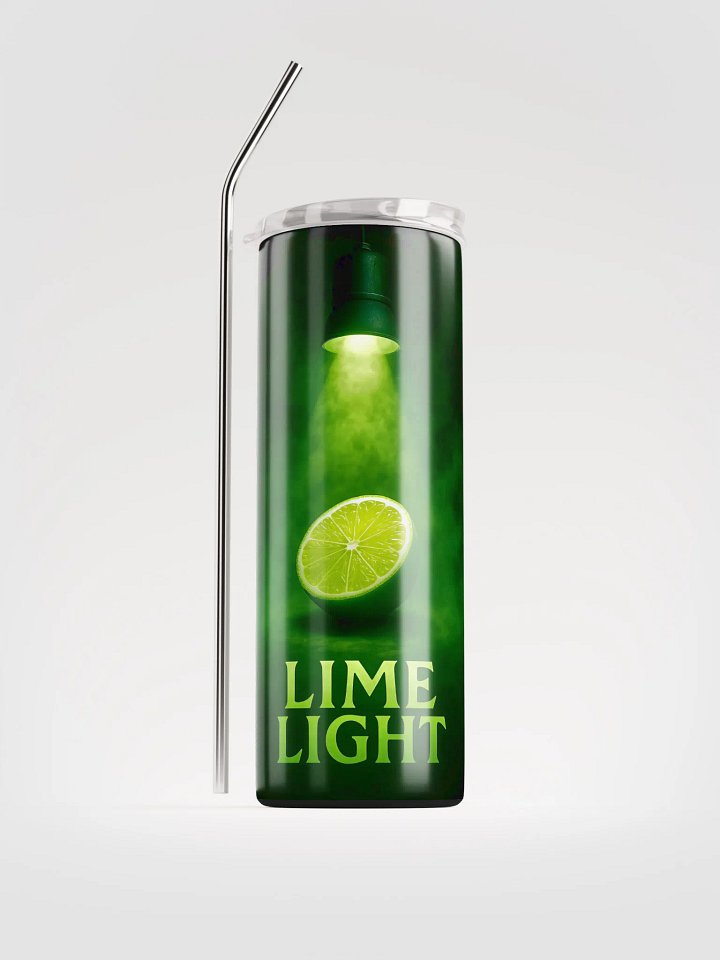 Theatrically Jerry: "Lime Light" Theatrical Stage Light Steel Tumbler product image (1)