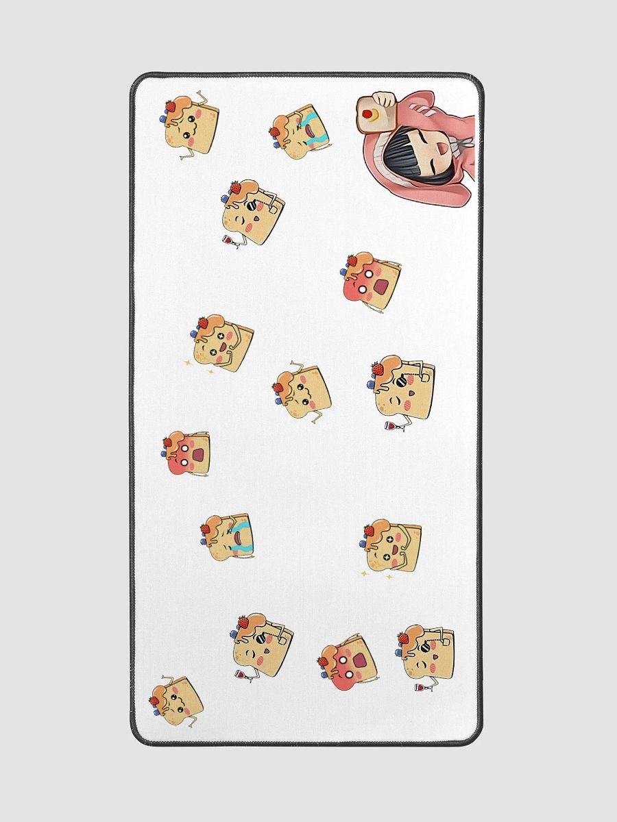 White Bunny Feng Toast Desk Mat (Toast Remix) product image (2)