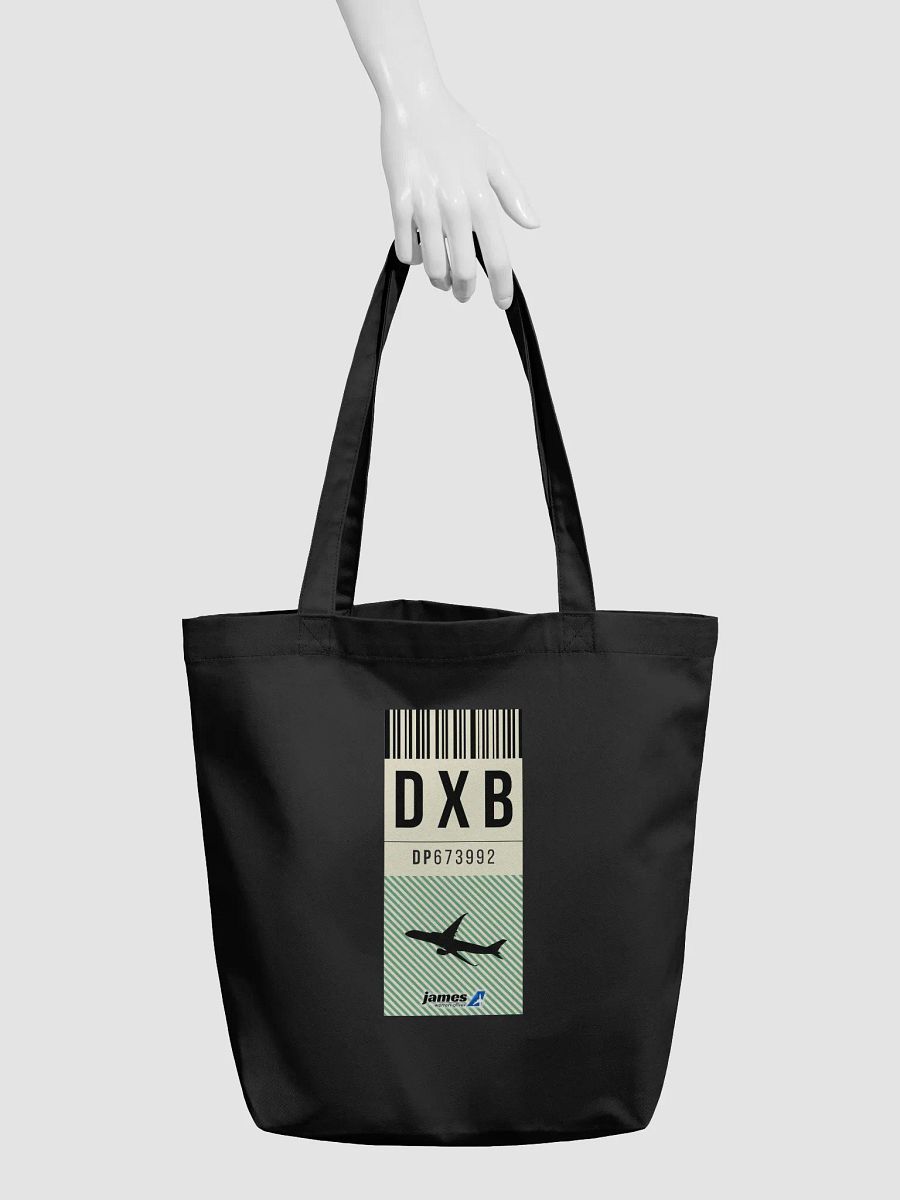 Dubai (DXB) Stylish Luggage Tag Tote Bag product image (3)