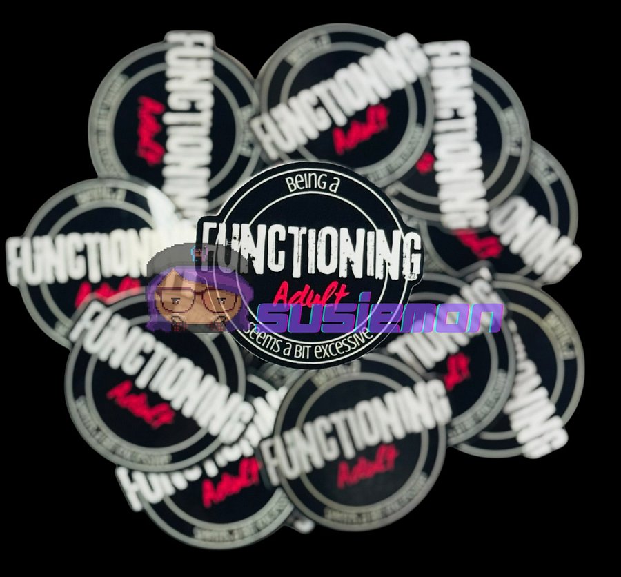 A Bit Excessive Sticker product image (1)