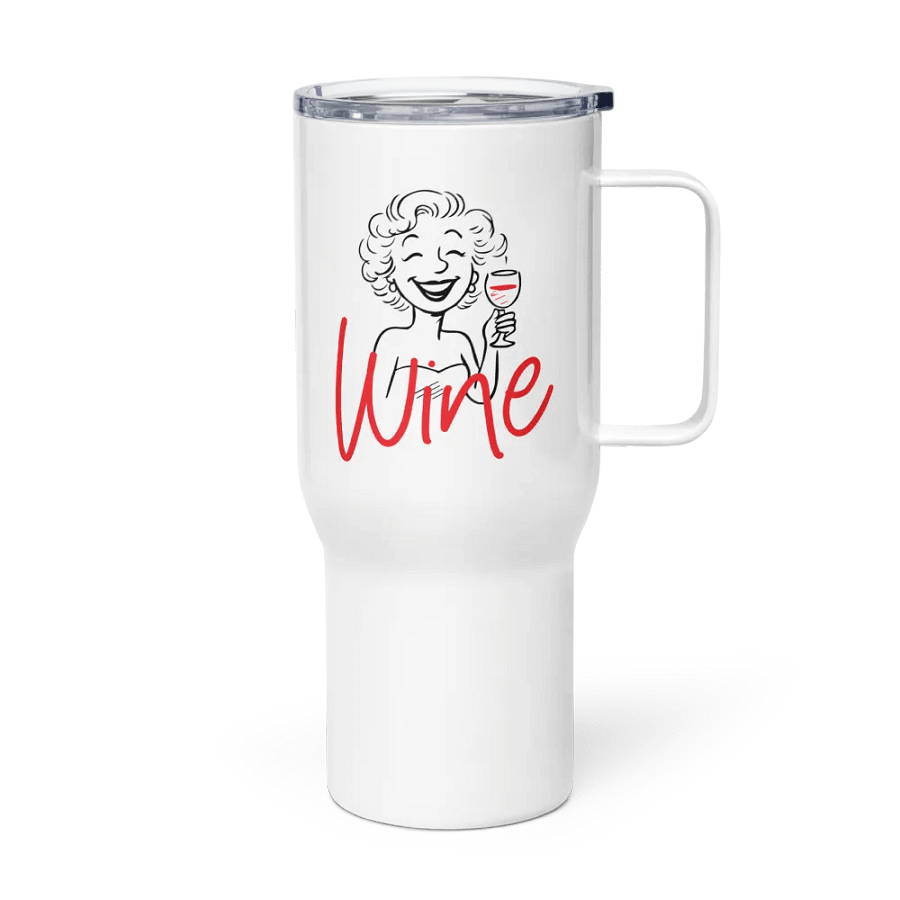 Handwritten Wine Travel Mug product image (4)