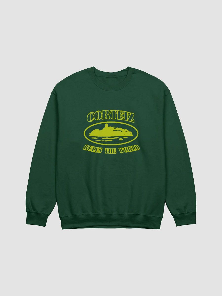 CORTEIZ ALCATRAZ SWEATSHIRT – FOREST GREEN product image (1)