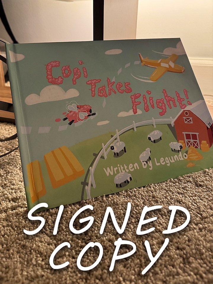 Copi Takes Flight - Signed Copy product image (1)