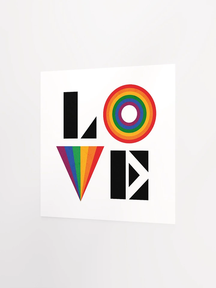 LOVE Midcentury Modern Rainbow Style - Print product image (2)