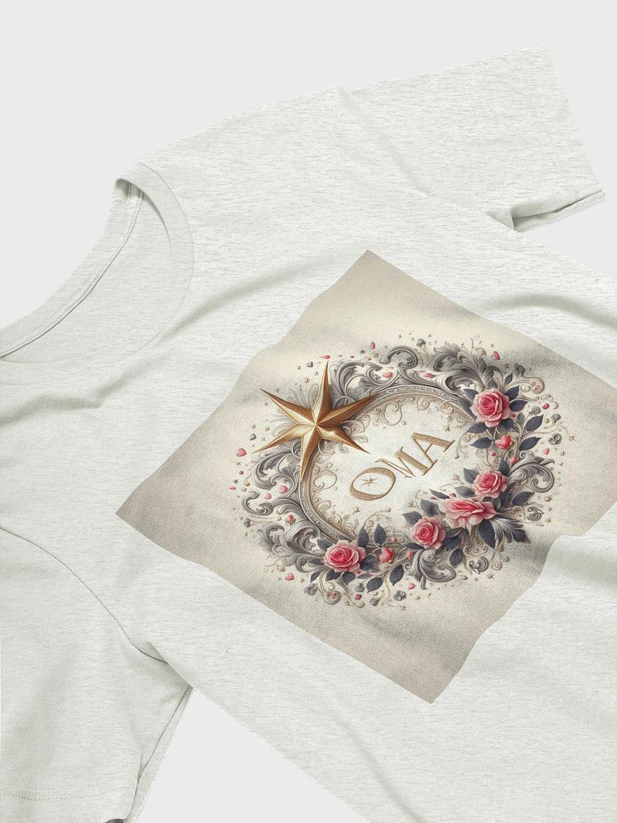 ✨ Elegant 'OMA' Floral Star T-Shirt ✨ product image (3)