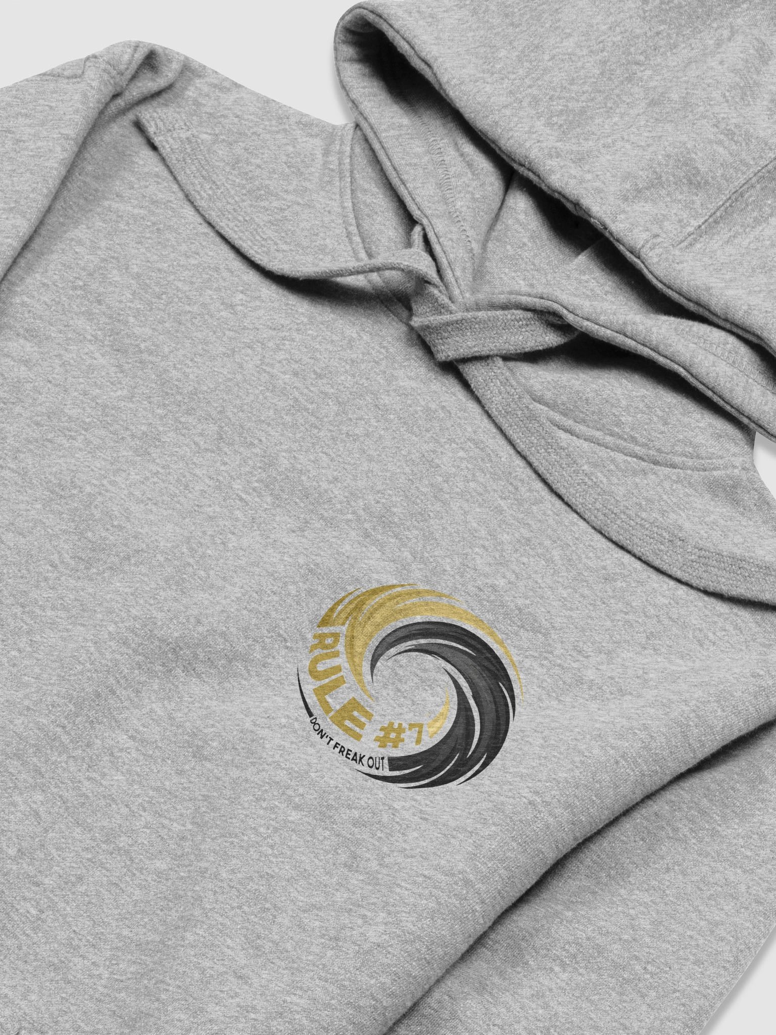 Rule #7 Unisex Premium Hoodie Black and Gold product image (27)