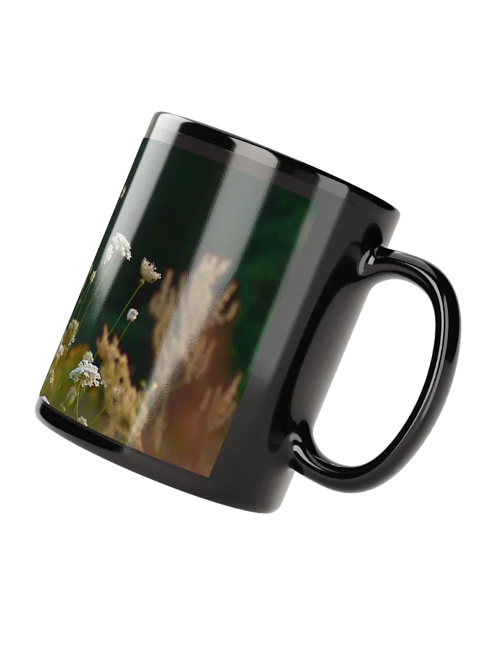 Keramiktasse schwarz - Wildblumenwiese product image (2)