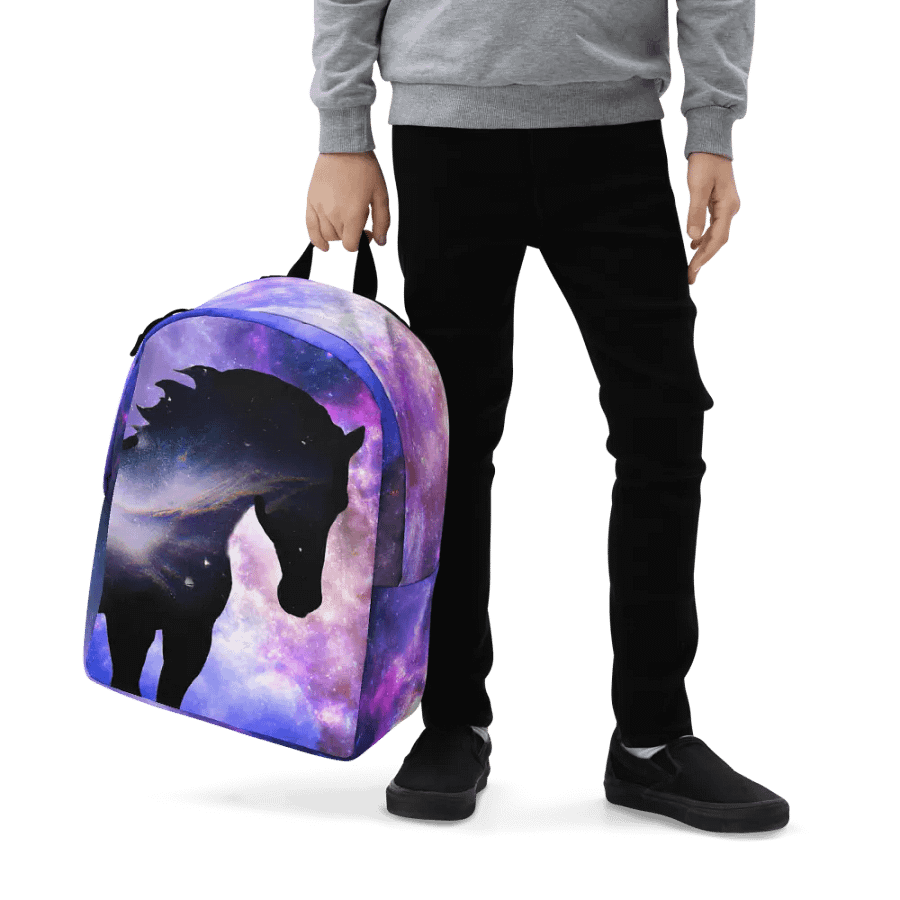 Galaxy horse - Nebula horses, backpack product image (4)